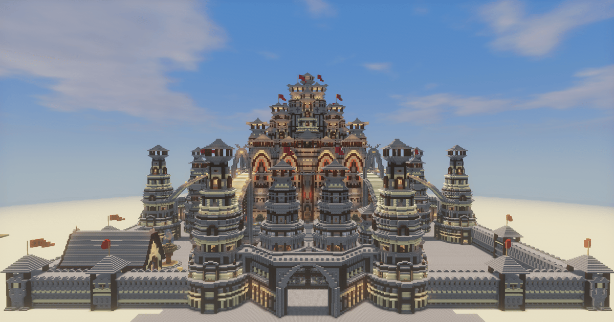 Castillo Gigante - Minecraft Base Schematic | PhantomMarket