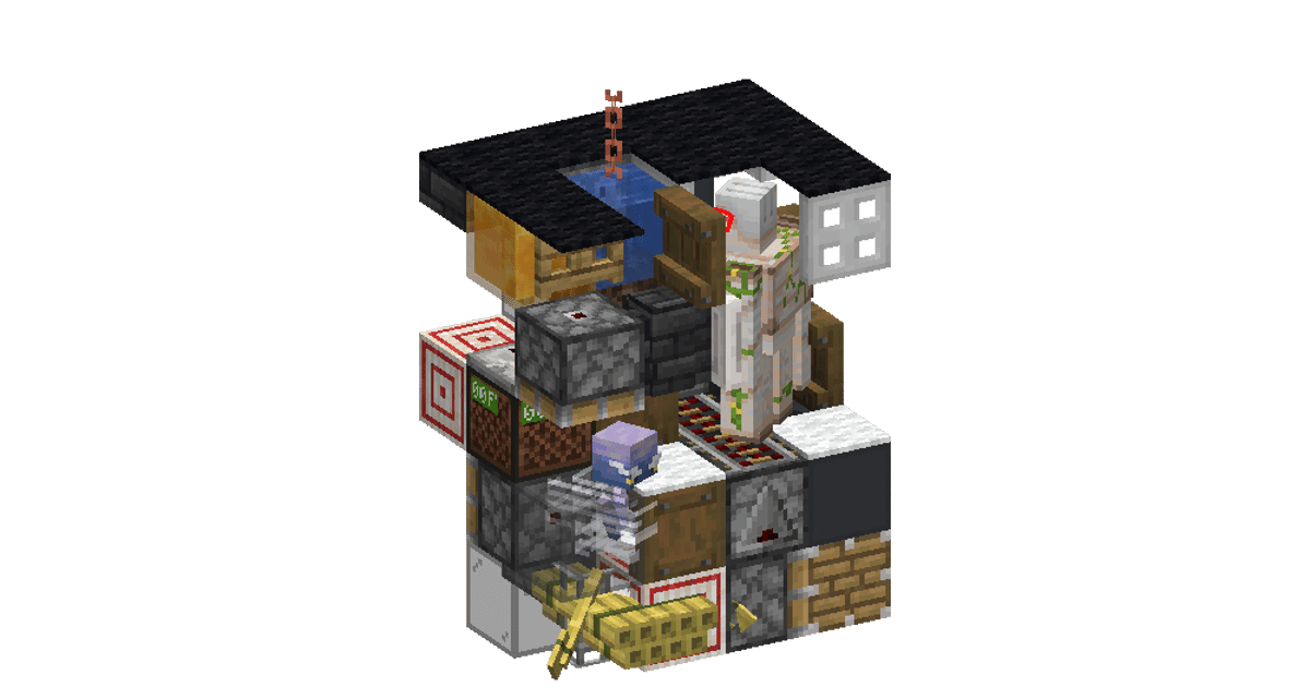Rotation Detection Pearl Stasis - Minecraft Schematic | PhantomMarket