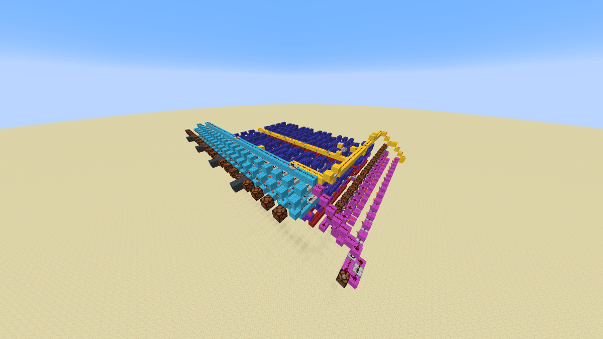 16-bit Binary to BCD Converter - Minecraft Schematic | PhantomMarket