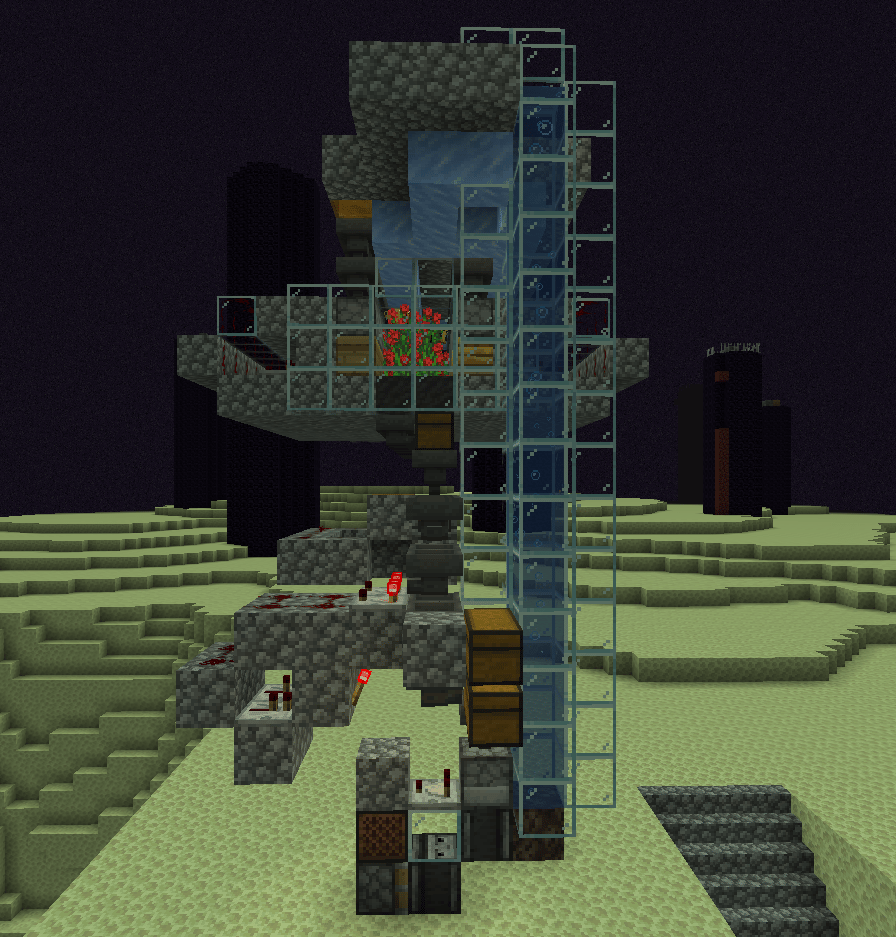 Autocrafted Honey Block Farm with Self-Refilling Bottle System. - Screenshot 1