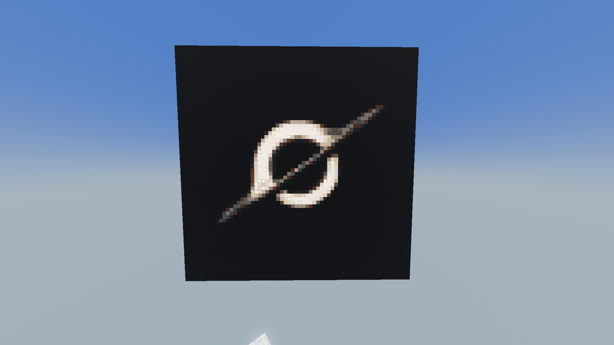 Black Hole Pixel Art 64x64 | Space Decoration - Screenshot 1