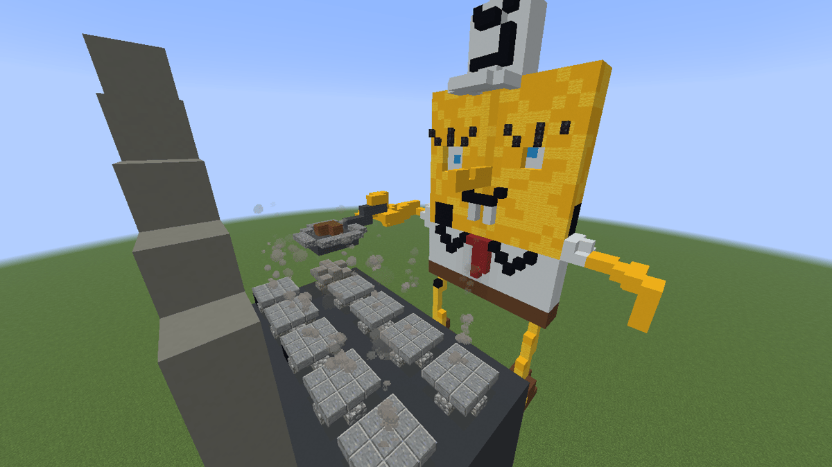 Bob Esponja cocinando cangreburguers yummy :3 - Screenshot 1