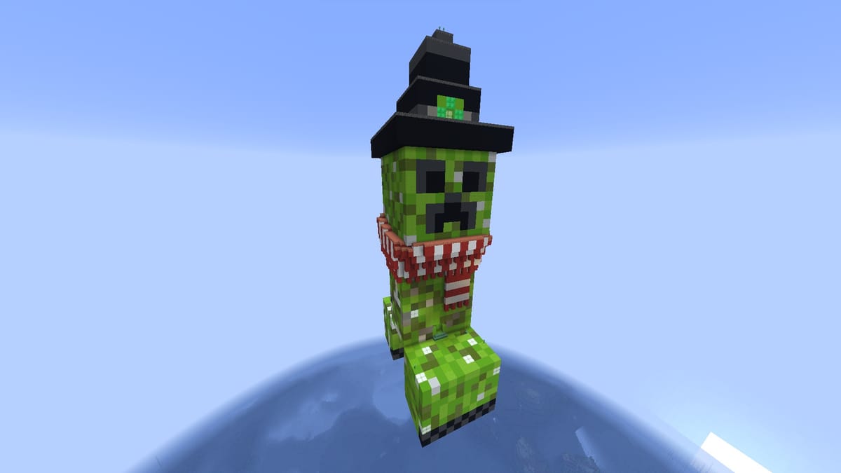 Creeper Farm In The Shape Of A Creeper Minecraft Schematic Creeper Farm In The Shape Of A Creeper Minecraft Schematic