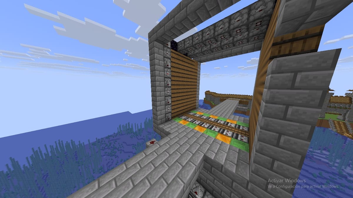 Double 7x8 Redstone Door - Screenshot 1