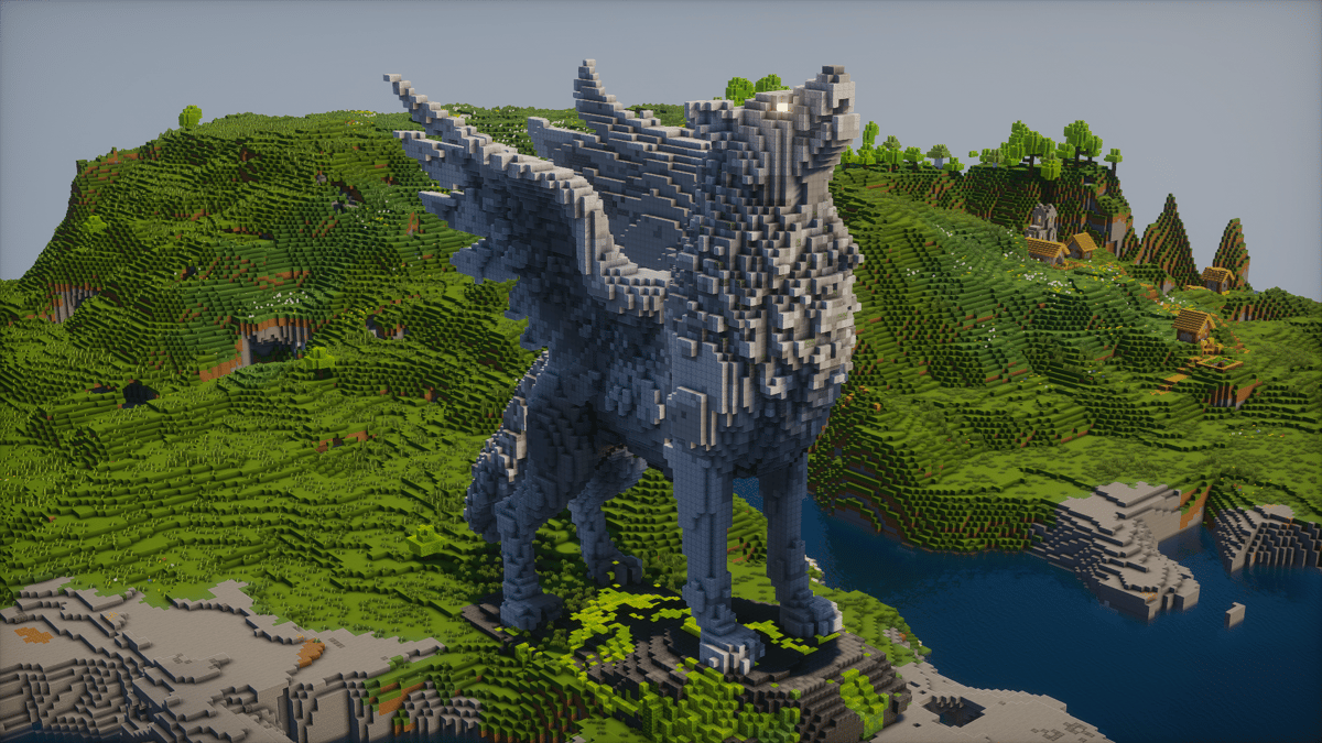 Estatua de Lobo Medieval | by MazaVili - Screenshot 1