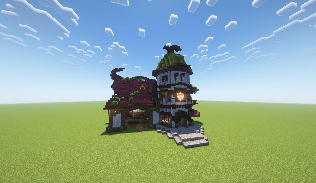 Fantasy Greenhouse / Invernadero de Fantasía - By GraySun Builds - Screenshot 1