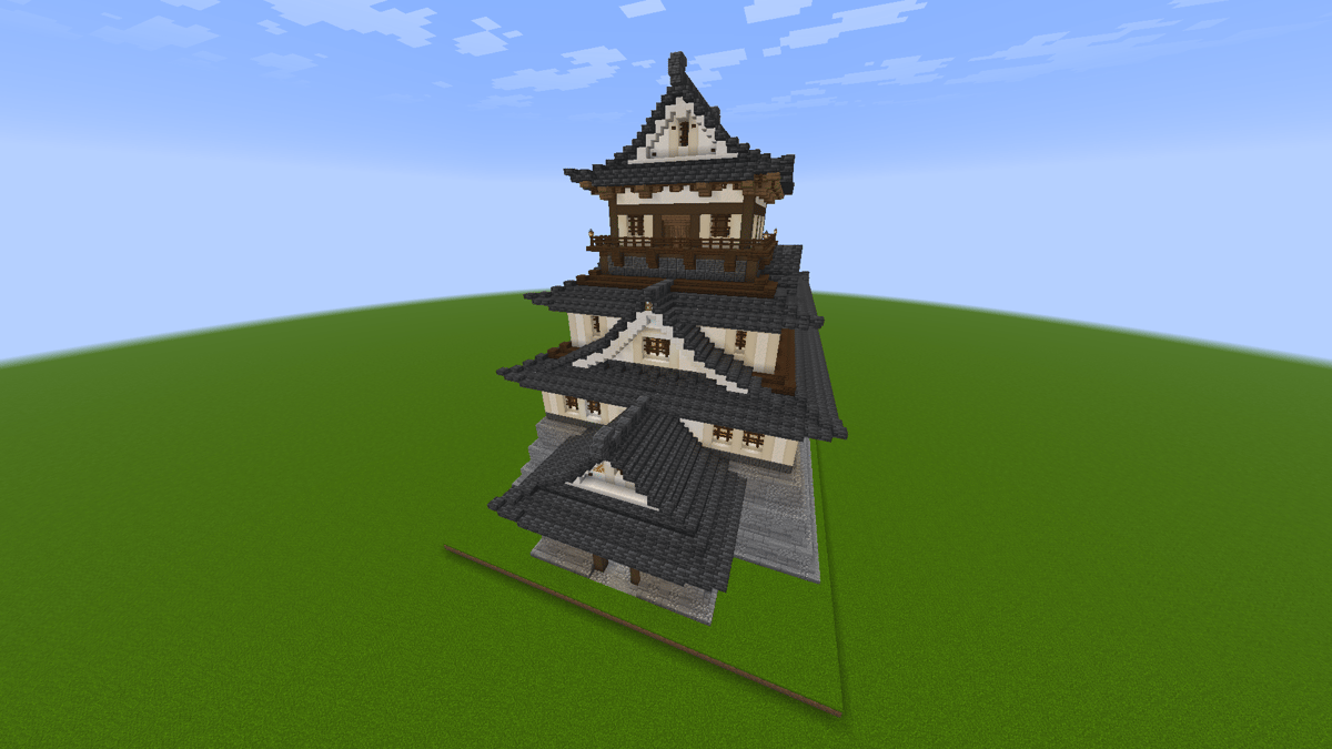 Fantasy Japanese Style Castle (with automatic chest room) - Screenshot 1