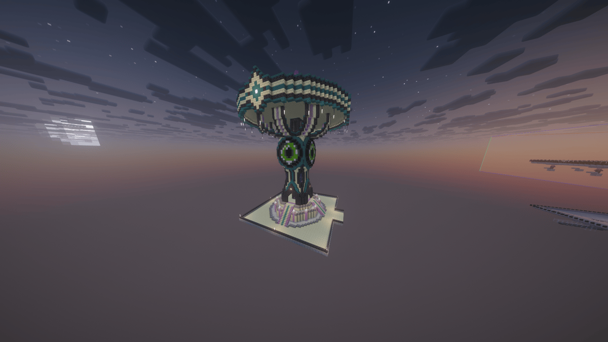 Granja de enderman con deco de portal del end - Screenshot 1