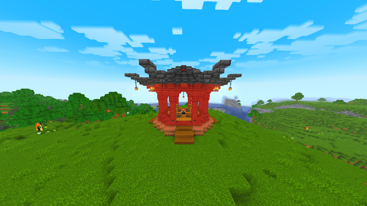 Japanese Gazebo With Enchanting Table / Japanese Pavilion⛩️🏯 - Screenshot 1