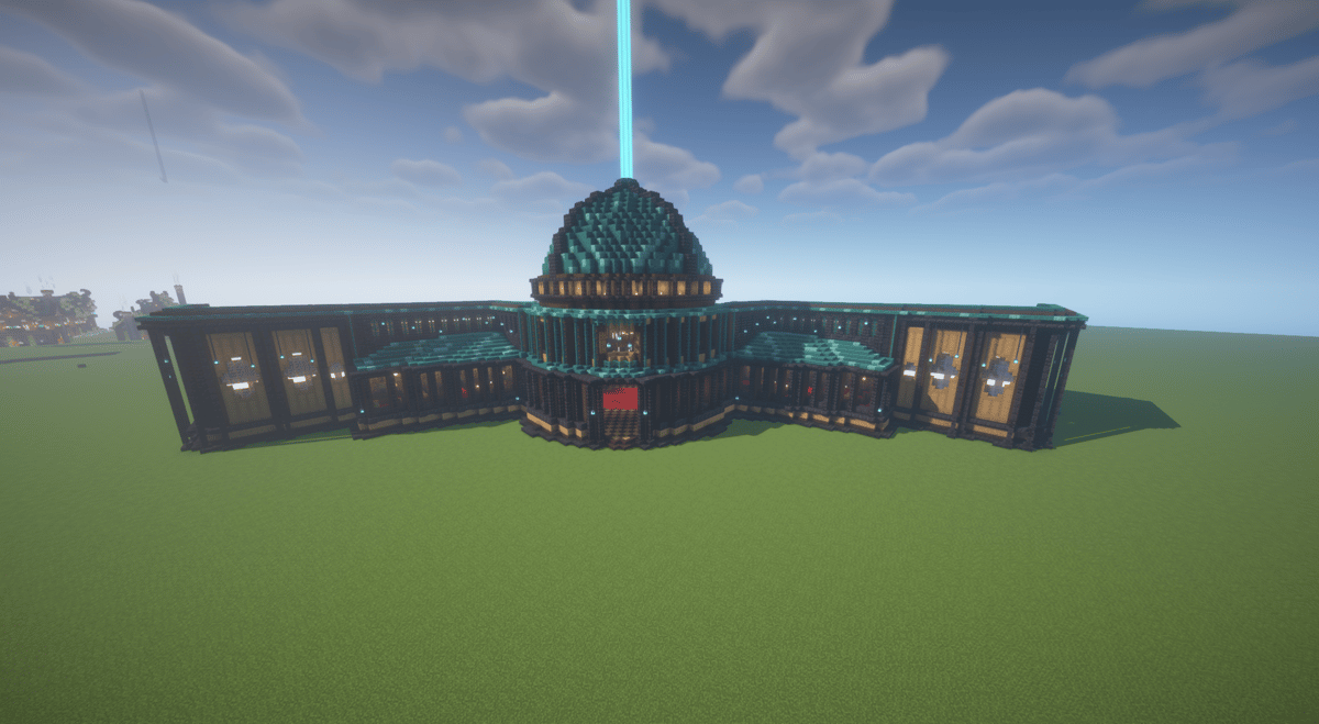 Library Trading Hall - Minecraft Structure Schematic | PhantomMarket