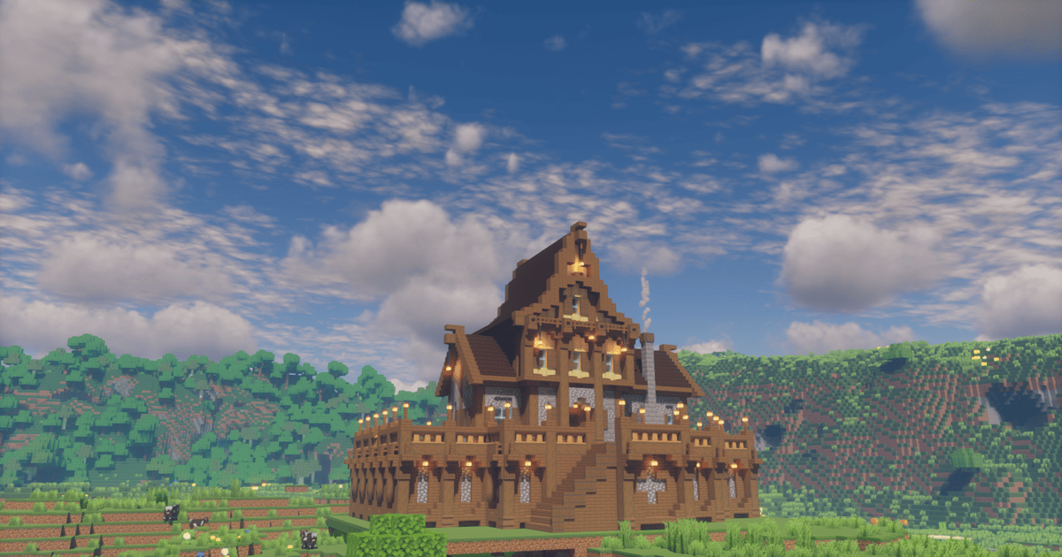 Medieval Middleman Trading Hall Decorated - Screenshot 1