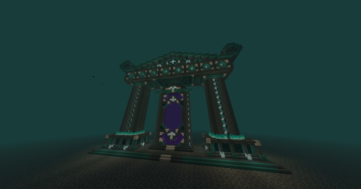 Nether Portal - Dark Temple Style - Screenshot 1
