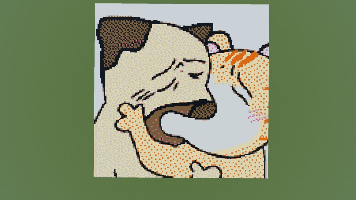 pixel art watoncito x hamtaro ratatin gaming - Screenshot 1