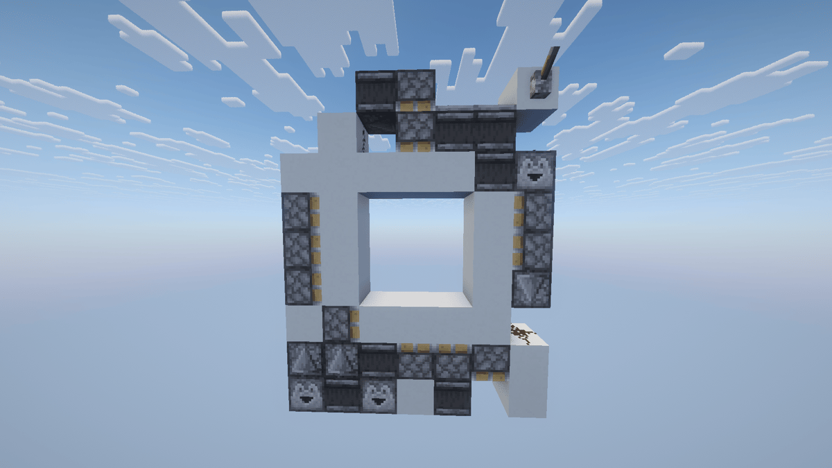 puerta 3x3 redstone - Screenshot 1