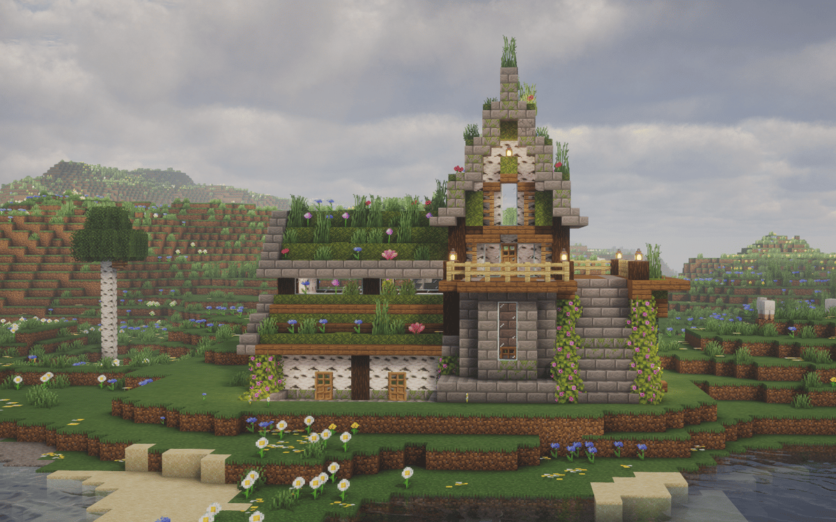 Starter Mossy Medieval House - Screenshot 1