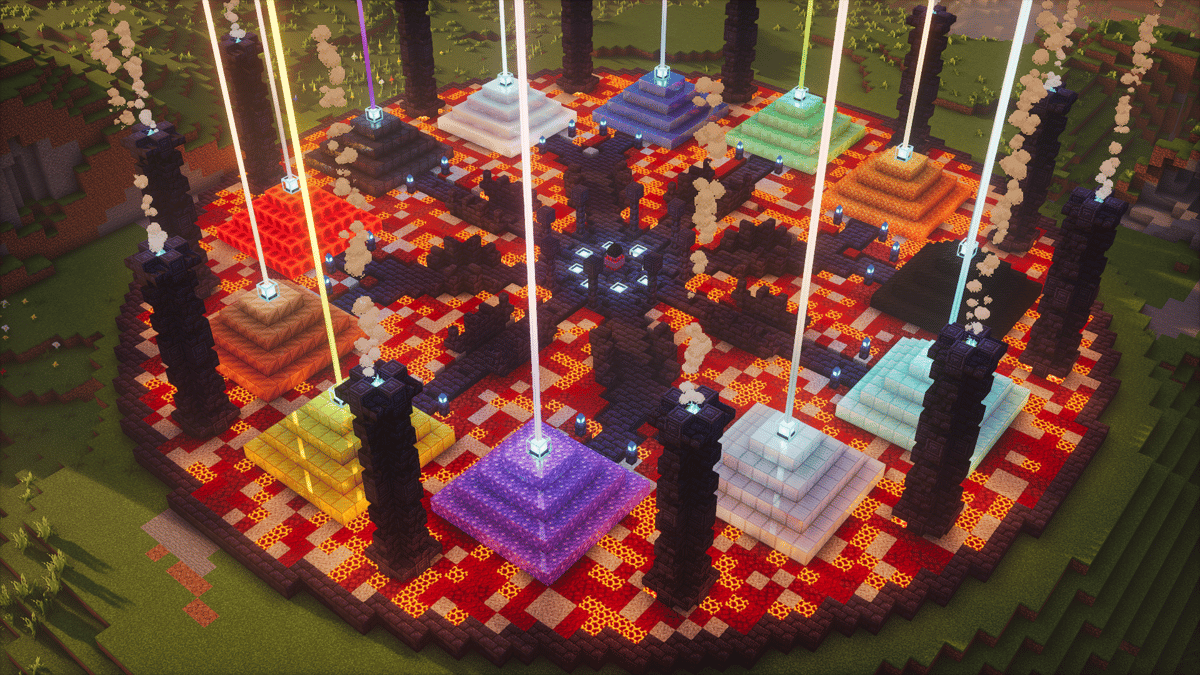 Temple with ALL Minecraft Beacons - LCDV Hardcore 🦧 - Screenshot 1