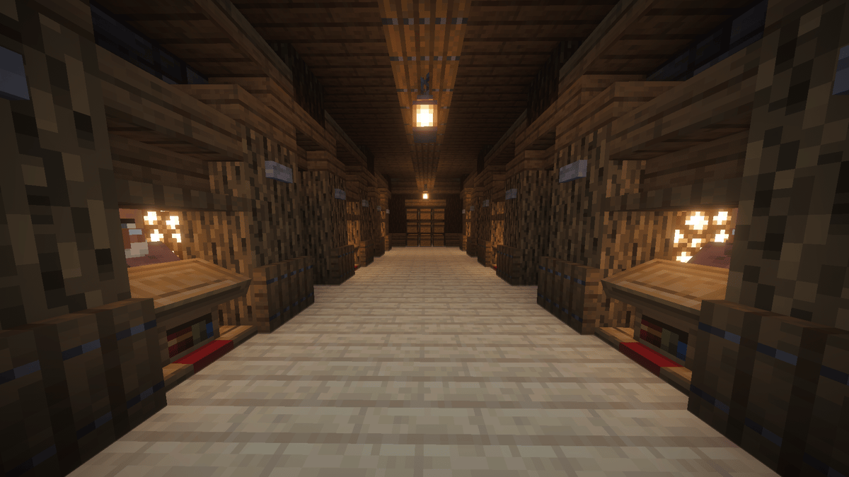 trading hall x6 aldeanos - Screenshot 1