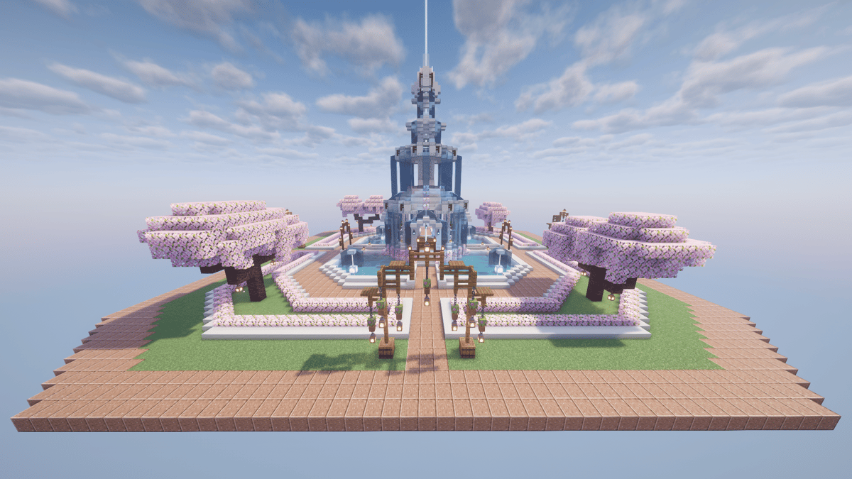 Water Fountain with Beacon - Screenshot 1