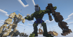 Defeated Mecha-Illager Squad