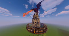 DRAGON TOWER WITH STORAGE AND TRADING HALL