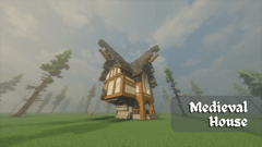 Fantasy Medieval House (decorated interiors)