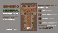 MEDIEVAL STYLE T-SHAPED PATH V1