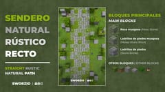 NATURAL RUSTIC STRAIGHT PATH V2