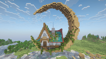 Casa Fantasía Sobre La Luna / Fantasy House on the Moon