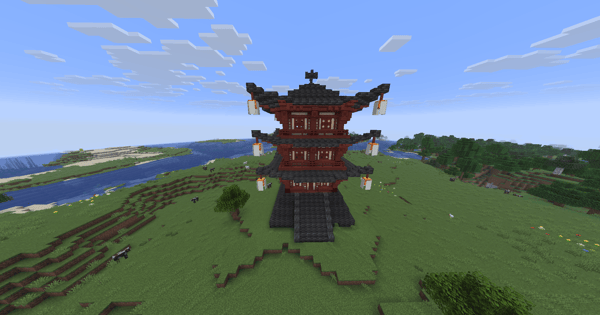 3-Story Japanese Pagoda