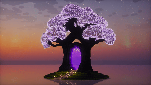Amethyst Nether Portal | by MazaVili