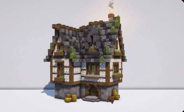 Big medieval house