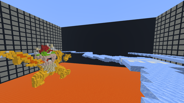Impossible Bowser Race on Ice