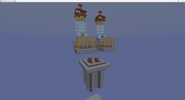 4 Chunk Villager Breeder with Chunk Loader. Design specifically for the DiosesMC server