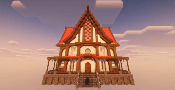 Mushroom House and Oak Wood