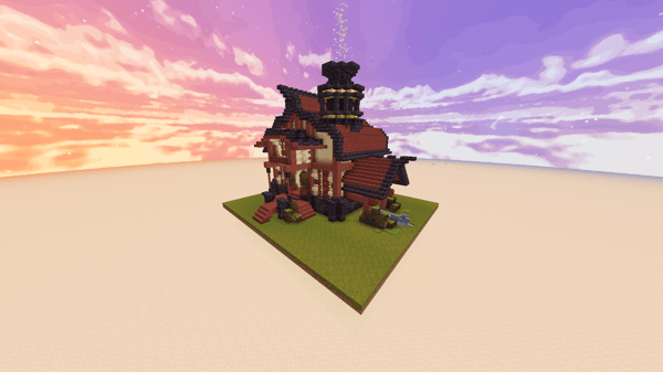 TWO-STORY SURVIVAL HOUSE • CUSTOM SMP BUILD