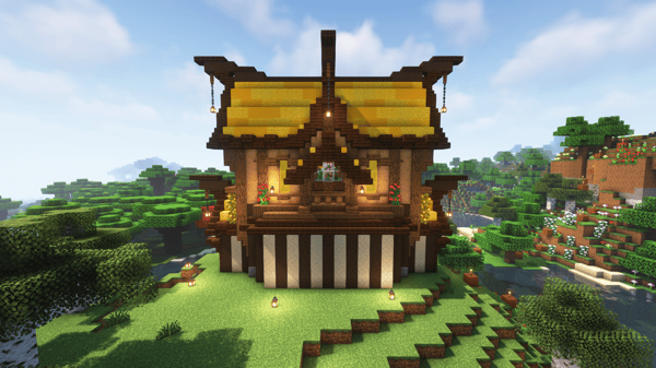 Fantasy Yellow House
