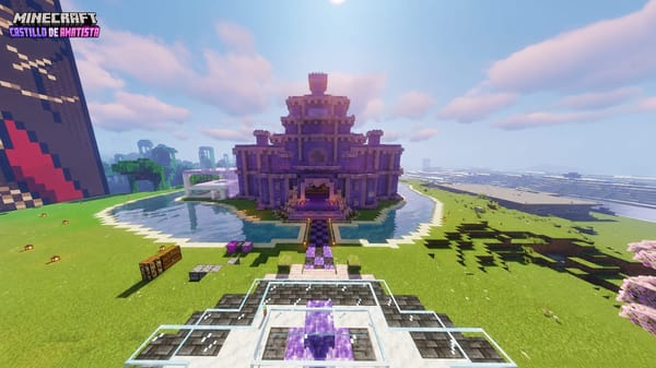 Castillo de amatista decorado