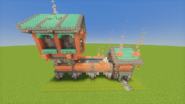 Decorated Steampunk Iron Farm