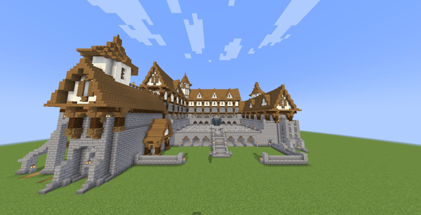 Asymmetrical Medieval Castle