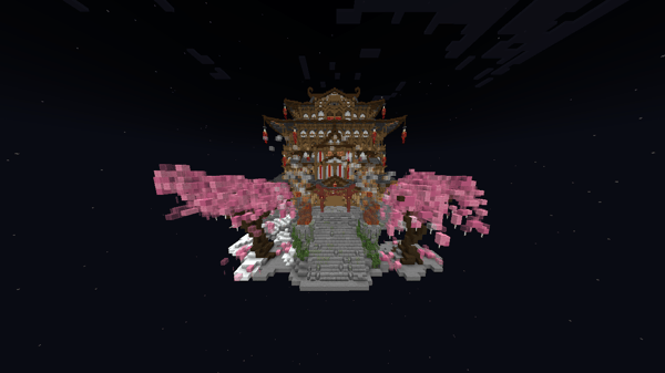 Giant Decorated Temple