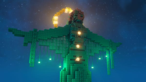 GODDESS STATUE of COPPER (Luminaria)