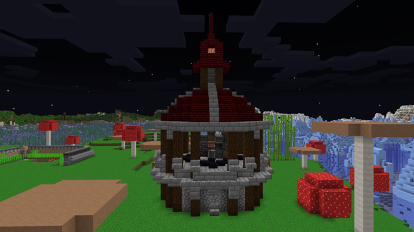 Granja de Cobblestone Decorada
