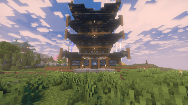 Granja de Hierro / Decorado Templo Japones