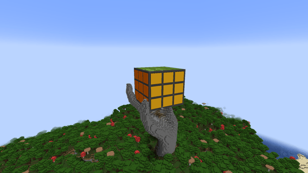 Granja de hierro en cubo de Rubik