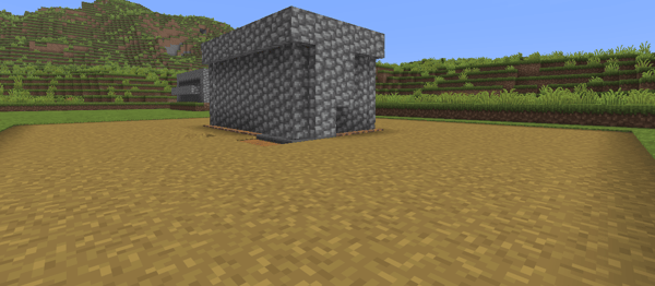 Iron farm without zombies about 2 stacks per hour