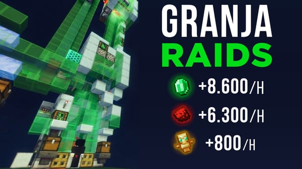 RAIDS Farm | Emeralds, Redstone, Totems and more.