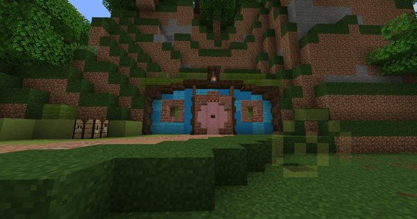 Hobbit Hole front Blue