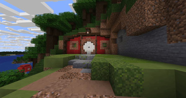 Hobbit hole red front