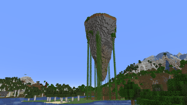Isla flotante con Granja de Mobs dentro - SAER 2