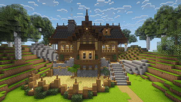Large Medieval House v4 / Cozy Medieval House